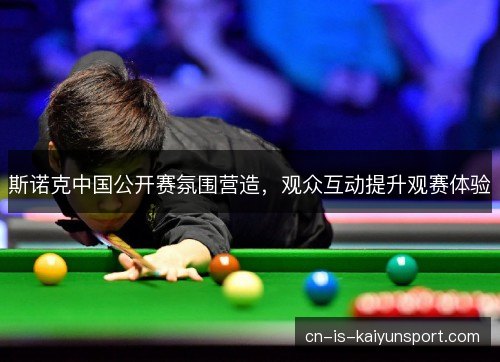 斯诺克中国公开赛氛围营造，观众互动提升观赛体验
